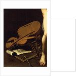 Representation of musical instruments by Michelangelo Merisi da Caravaggio