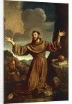 St. Francis of Assisi Receiving the Stigmata by Guercino (1591-1666)