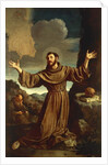 St. Francis of Assisi Receiving the Stigmata by Guercino (1591-1666)