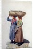 Two women dock workers at Genoa port, c.1890 by L. Allavena