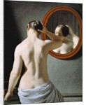A Nude Woman doing her Hair in front of a Mirror, 1841 by Christoffer-Wilhelm Eckersberg