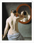 A Nude Woman doing her Hair in front of a Mirror, 1841 by Christoffer-Wilhelm Eckersberg