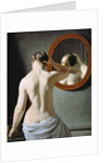 A Nude Woman doing her Hair in front of a Mirror, 1841 by Christoffer-Wilhelm Eckersberg