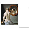 A Nude Woman doing her Hair in front of a Mirror, 1841 by Christoffer-Wilhelm Eckersberg