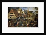 Netherlandish Proverbs, c.1559 by Pieter the Younger Brueghel