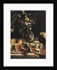 Still life with flowers and fruit, by Master of the Hartford Still Life, c.1600-10 by Michelangelo Merisi da Caravaggio