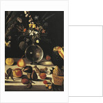 Still life with flowers and fruit, by Master of the Hartford Still Life, c.1600-10 by Michelangelo Merisi da Caravaggio