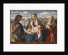 Madonna and Child with St John the Baptist and a Saint, 1500-1504 by Giovanni Bellini