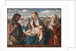 Madonna and Child with St John the Baptist and a Saint, 1500-1504 by Giovanni Bellini
