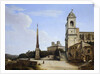 Trinita' dei Monti and the French Academy, Rome by Giambattista Bassi