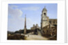 Trinita' dei Monti and the French Academy, Rome by Giambattista Bassi