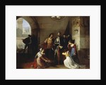 Peter Rossi, Imprisoned by the Scaligeri, 1818-20 by Francesco Hayez