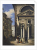 The Ambrosiana in Milan Going Towards Piazza San Sepolcro, 1853 by Amanzia Guérillot