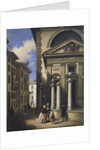 The Ambrosiana in Milan Going Towards Piazza San Sepolcro, 1853 by Amanzia Guérillot