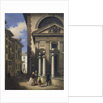 The Ambrosiana in Milan Going Towards Piazza San Sepolcro, 1853 by Amanzia Guérillot