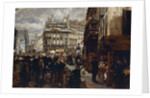 A week day in Paris, 1869 by Adolph Friedrich Erdmann von Menzel