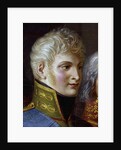 Portrait of Tsar Alexander I of Russia, detail by Jean-Charles Tardieu