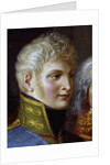 Portrait of Tsar Alexander I of Russia, detail by Jean-Charles Tardieu