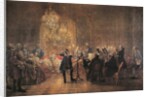 Concert for flute with Frederick the Great in Sanssouci, 1852 by Adolph Friedrich Erdmann von Menzel