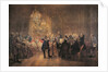 Concert for flute with Frederick the Great in Sanssouci, 1852 by Adolph Friedrich Erdmann von Menzel
