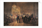 Concert for flute with Frederick the Great in Sanssouci, 1852 by Adolph Friedrich Erdmann von Menzel