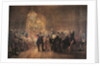 Concert for flute with Frederick the Great in Sanssouci, 1852 by Adolph Friedrich Erdmann von Menzel