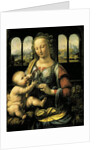 Madonna with the Carnation c.1478 by Leonardo da Vinci