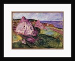 Landscape, Violet Rocks, 1904 by Edvard Munch