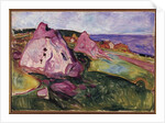 Landscape, Violet Rocks, 1904 by Edvard Munch
