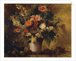 Flowers and Fruit by Ferdinand Victor Eugene Delacroix