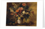 Flowers and Fruit by Ferdinand Victor Eugene Delacroix