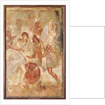 Ulysses and Diomedes recognizing Achilles disguised as the female Pyrrha among the Daughters of Lycomedes at Skyros, from Pompeii by Roman