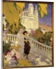 The Walk on the Terrace of the Casino of Montecarlo by Rene Lelong