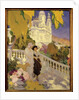 The Walk on the Terrace of the Casino of Montecarlo by Rene Lelong