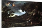 Landscape with the Union of Dido and Aeneas, c.1664-48 by Gaspard Poussin & Maratta or Maratti Carlo Dughet