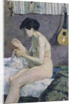Study of Nude, Suzanne sewing, 1880 by Paul Gauguin
