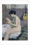 Study of Nude, Suzanne sewing, 1880 by Paul Gauguin