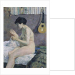 Study of Nude, Suzanne sewing, 1880 by Paul Gauguin
