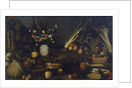 Still life of flowers and plants by Michelangelo Merisi da Caravaggio