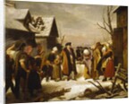 Louis XVI Distributing Alms to the Poor of Versailles during the Winter of 1788, 1817 by Louis Hersent
