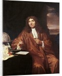 Antonie van Leeuwenhoek, c.1680 by Jan Verkolje