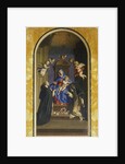 Our Lady of the Rosary with St Dominic and St Catherine, Chapel of St Catherine, Basilica of St Sabine, Rome, Italy, 17th century by Il (1609-85) Sassoferrato