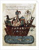 Abu Zayd and Al-Harith sailing from Basra to Oman by Yahya ibn Mahmud Al-Wasiti