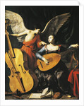 Saint Cecilia and Angel, by Carlo Saraceni, c.1610 by Carlo Saraceni