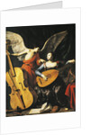 Saint Cecilia and Angel, by Carlo Saraceni, c.1610 by Carlo Saraceni