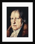 Portrait of Georg Wilhelm Friedrich Hegel, 1831 by Jacob Schlesinger