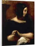 Portrait of George Sand, 1838 by Ferdinand Victor Eugene Delacroix