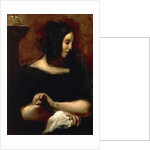 Portrait of George Sand, 1838 by Ferdinand Victor Eugene Delacroix