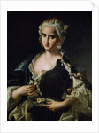 Portrait of Angela Maria Piccinini, 1742 by Giovanni Domenico Lombardi