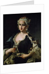 Portrait of Angela Maria Piccinini, 1742 by Giovanni Domenico Lombardi